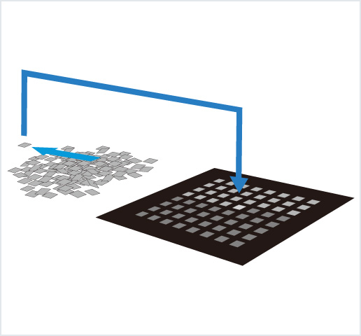 ［Image］Tray setter： 小尺寸单片用托盘排列机